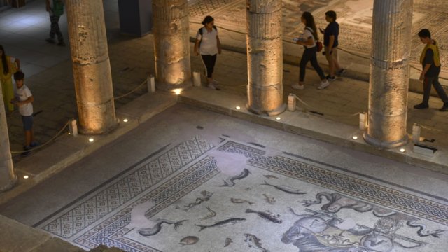 Dünyaca ünlü Zeugma Mozaik Müzesi'ni bayramda 22 bin kişi ziyaret etti