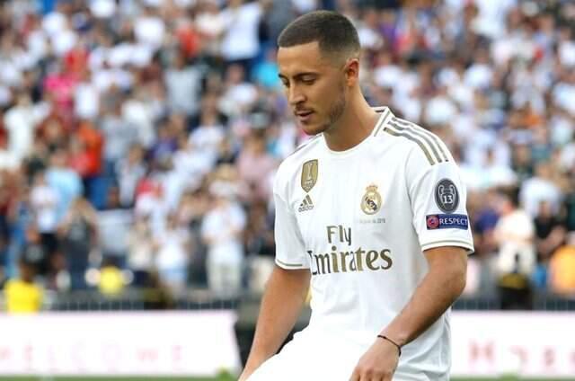 Real Madrid, kulüp tarihinin en pahalı transferi <a class='keyword-sd' href='/eden-hazard/' title='Eden Hazard'>Eden Hazard</a>'ı tanıttı