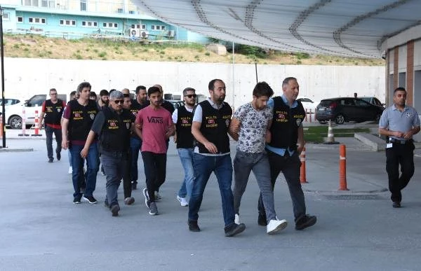 Eskişehir'de otomobilde infaza 6 gözaltı!
