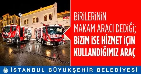 İBB, 'makam aracı' iddialarına yanıt verdi: Hizmet için kullanılıyor