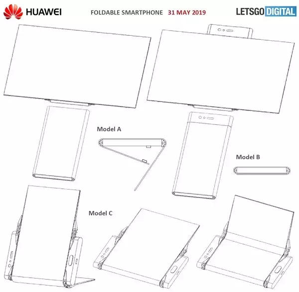 Huawei, Katlanabilir Telefonları İçin Yeni Bir Patent Başvurusu Yaptı