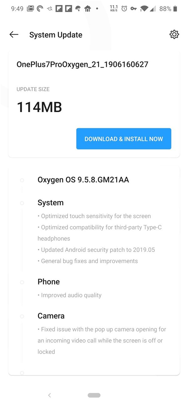 OnePlus 7 Pro'ya Pek Çok Sorunu Kökünden Çözen Oxygen OS Güncellemesi Geldi