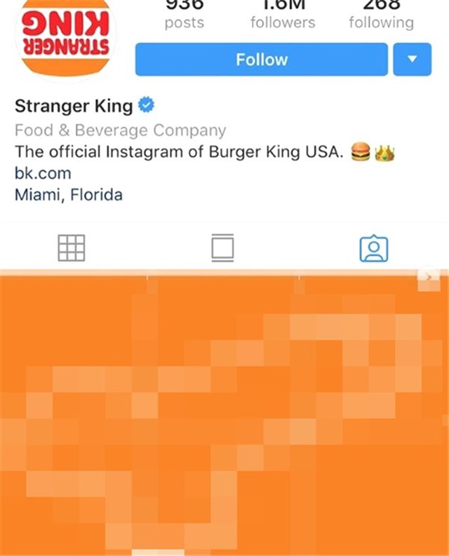 Burger King'in Instagram Sayfası, Bir Kişi Tarafından Fena Trollendi