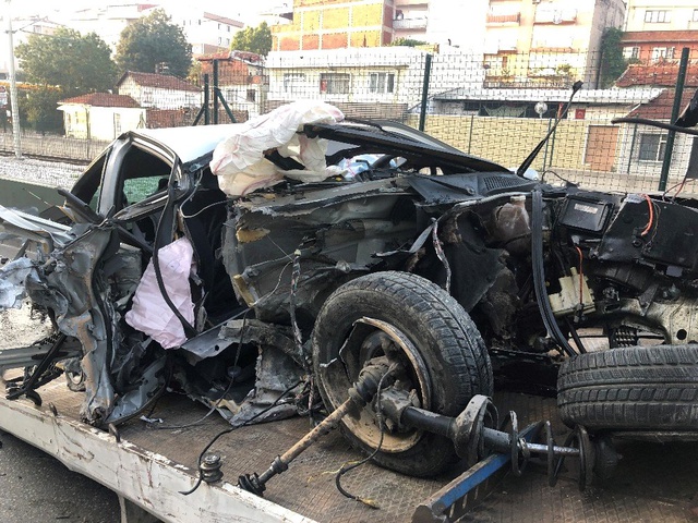120 kilometre hızla gelen ölüm kameraya böyle yansıdı