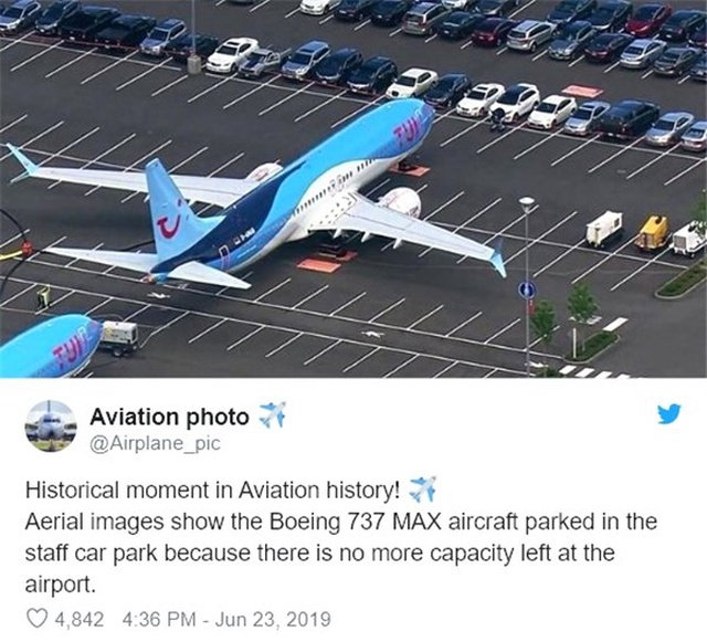 Boeing, Uçuş Yasağı Bulunan 737 Max'lere Otopark Bulamıyor (Video)