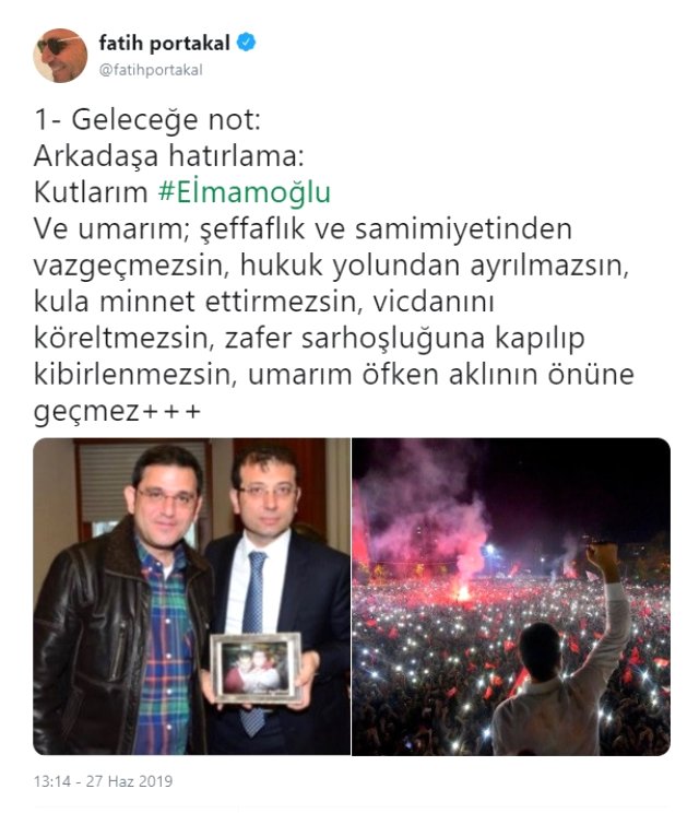 Fatih Portakal'dan Ekrem İmamoğlu'na çarpıcı uyarı!