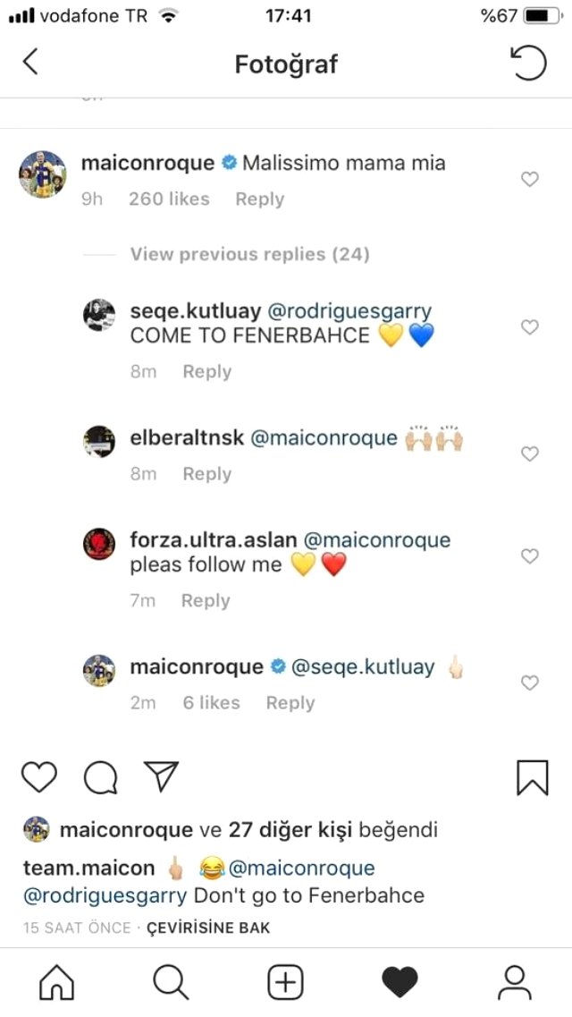 Maicon, Fenerbahçe'nin Garry Rodrigues ile ilgilenmesine büyük tepki gösterdi!
