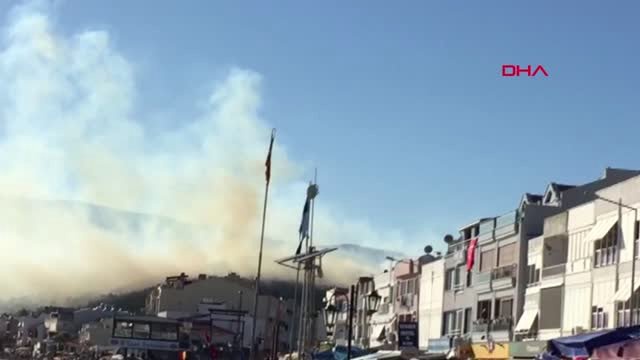 İzmir'de korkutan yangın! Ormanlık alana sıçradı