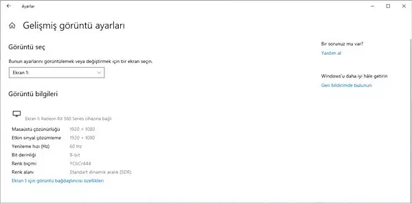 Windows 10'da İdeal Çözünürlük Ayarı Nasıl Yapılır?