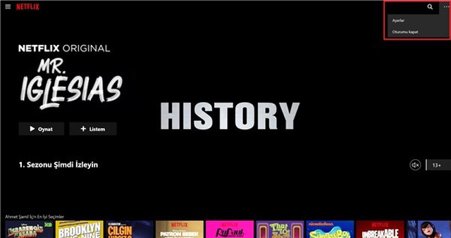 Netflix Geçmişi Nasıl Temizlenir?