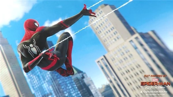 Spider-Man: Far From Home'daki Yeni Kostümler, PS4 Oyununa Ücretsiz Olarak Geliyor