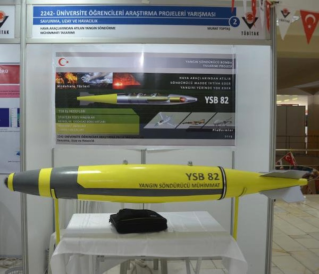 Üniversite öğrencisinin icat ettiği yangın söndürme bombası 100'den fazla ülkeye ihraç edilebilir
