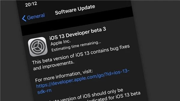 Apple, iOS 13'ün Son Beta Sürümünü Yayınladı