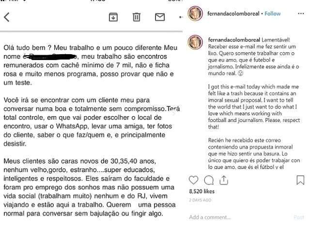 Brezilyalı hakem Fernanda Colombo'ya ahlaksız teklif!