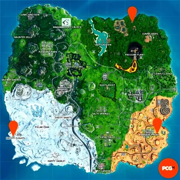 Fortnite 9. Sezon 9. Hafta Meydan Okumaları ve Çözümleri