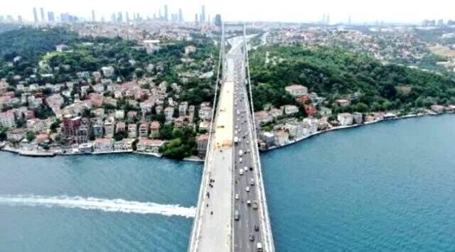 FSM'deki asfalt yenileme çalışması havadan görüntülendi