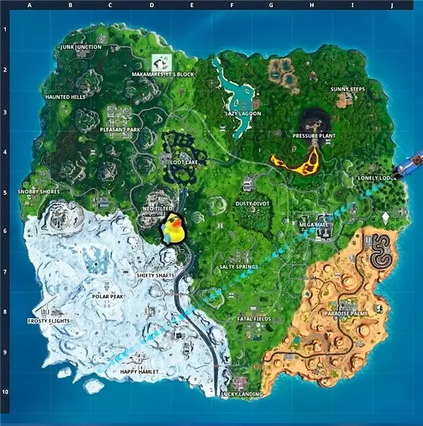 Fortnite Haritasındaki Devasa Ördek Ne Anlama Geliyor?