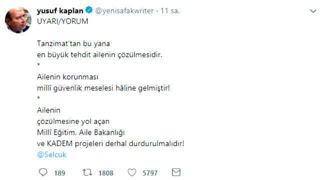 KADEM'den sosyal medyadaki eleştirilere yanıt: Sonuna kadar mücadele edeceğiz