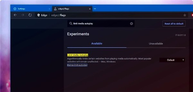 Microsoft, Edge'de Otomatik Medya Oynatmayı Engelleme Çalışmalarına Başladı
