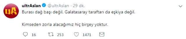Galatasaray Divan Kurulu Üyesi Hayri Kozak'tan UltrAslan'a: Sıkıysa gelin öldürün beni Galatasaray Divan Kurulu Üyesi Hayri Kozak'tan UltrAslan'a: Sıkıysa gelin öldürün beni