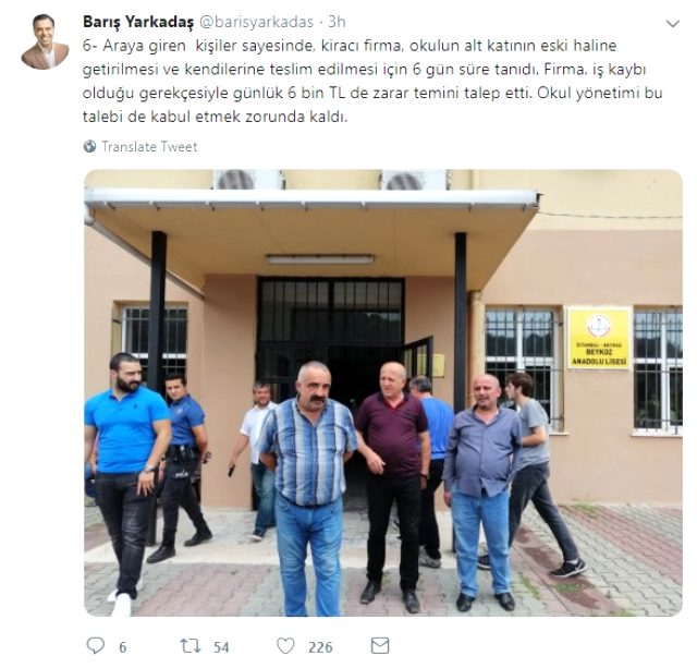 Skandal iddia: Okul müdürü Beykoz Anadolu Lisesi'ni tekstil atölyesine kiraladı!