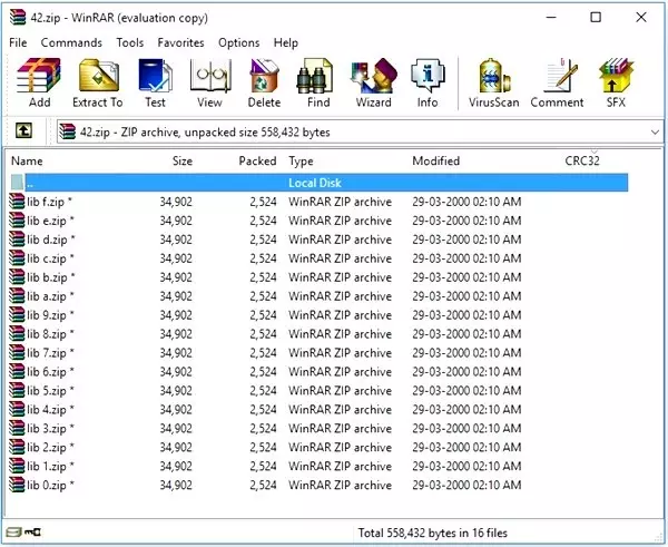 4,5 Petabyte'lık Veriyi 46 MB'a Sıkıştıran Zararlı Yazılım: Arşiv Bombası