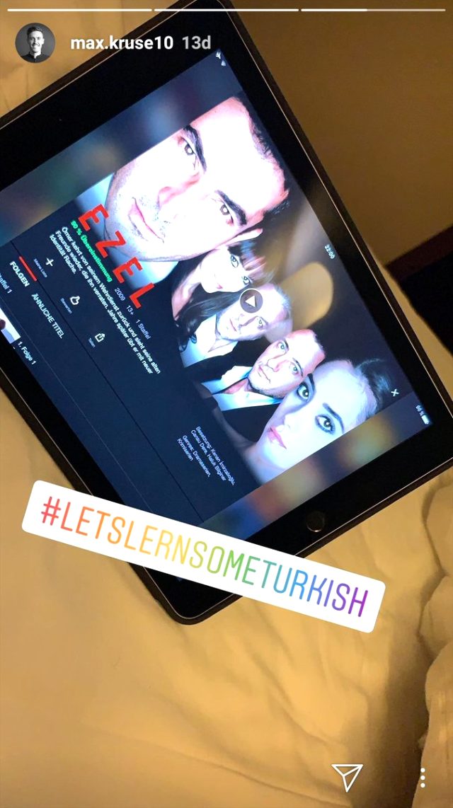 Max Kruse, Türkçe öğrenmek için Ezel dizisini izlemeye başladı!