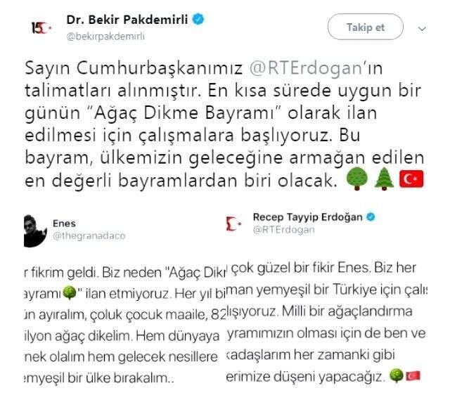 Bakanlık harekete geçti! Ağaç Dikme Bayramı için çalışmalar başlıyor