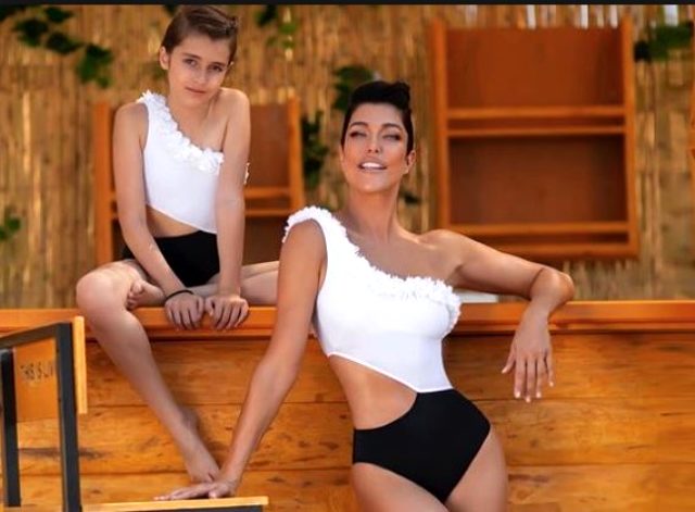 Manken Deniz Akkaya, kızıyla bikinili fotoğraflarını eleştiren Cengiz Semercioğlu'na ateş püskürdü