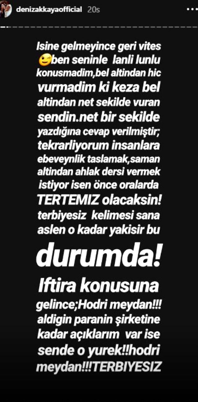 Manken Deniz Akkaya, kızıyla bikinili fotoğraflarını eleştiren Cengiz Semercioğlu'na ateş püskürdü