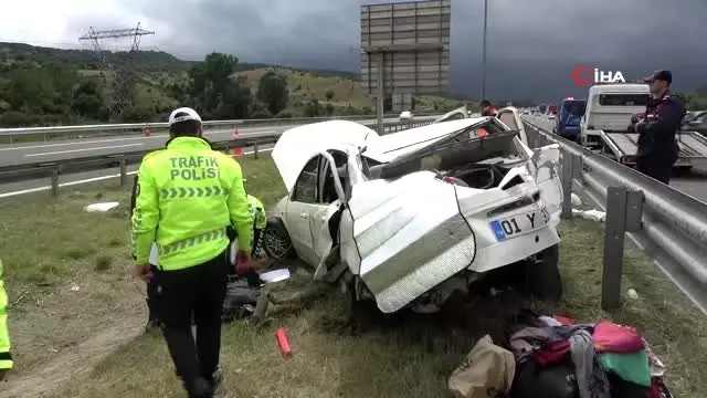 Bolu'da feci kaza: 2'si ağır, 5 kişi yaralandı