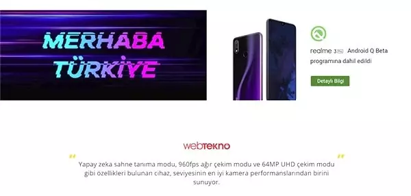 Oppo'dan Ayrılan Realme, Resmi Olarak Türkiye'ye Giriş Yaptı