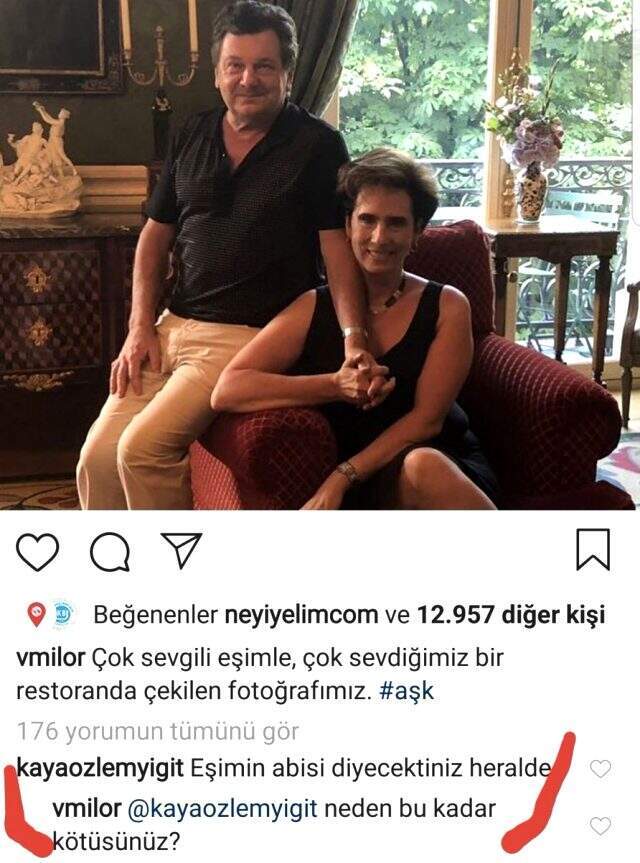 Vedat Milor'den takipçisinin 