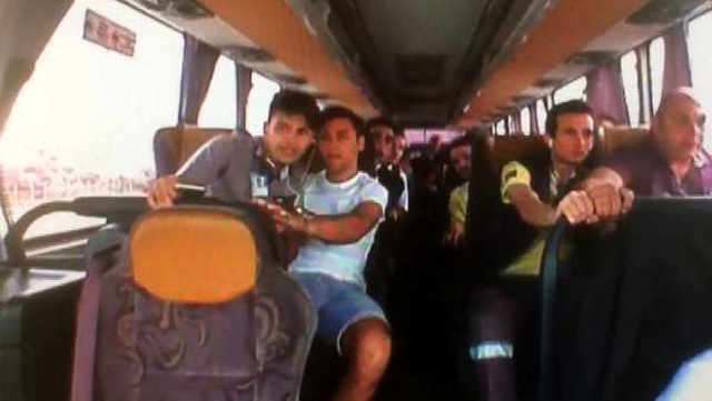 34 kişinin yaralandığı midibüs kazası kamerada
