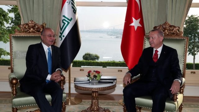 Irak Cumhurbaşkanı Berhem Salih'ten Erdoğan'a taziye telefonu