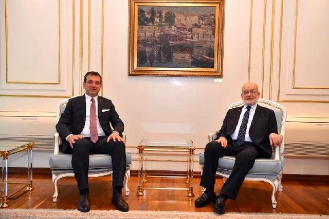 Ekrem İmamoğlu'nu ziyaret eden Temel Karamollaoğlu: Omuzlarına çok ağır bir yük yüklendi