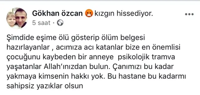 Evladını kaybeden baba öyle bir şok yaşadı ki hastane çalışanlarına isyan etti