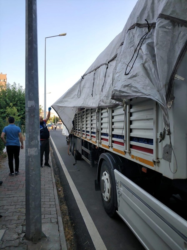 Polis, plastik borular arasına gizlenmiş 1 ton esrar ele geçirdi