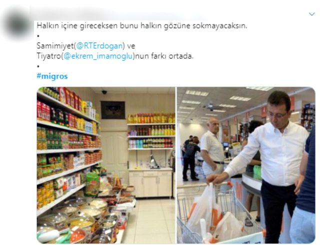 Ekrem İmamoğlu'nun market görüntüsü tartışma yarattı