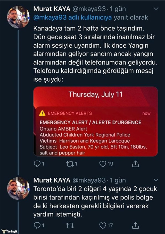 Çocuk Kaçırıldığında Tüm Kanada'yı Alarma Veren Müthiş Sistem