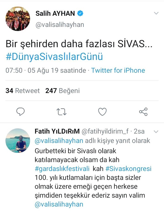 Sivaslılar, 5 Ağustos Dünya Sivaslılar Günü'nde sosyal medyayı salladı