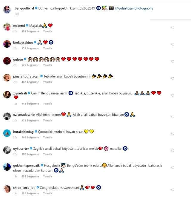 Bengü, kızı Zeynep'le ilk karesini paylaştı