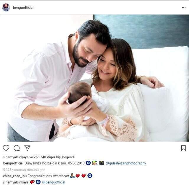 Bengü, kızı Zeynep'le ilk karesini paylaştı