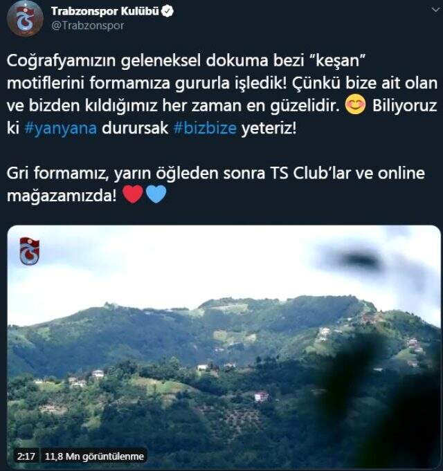 Trabzonspor'un yeni forması sosyal medyayı salladı Trabzonspor'un yeni forması sosyal medyayı salladı