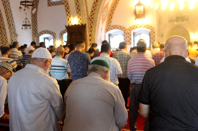 Anadolu'nun ilk camisi, bayram namazı nedeniyle doldu taştı