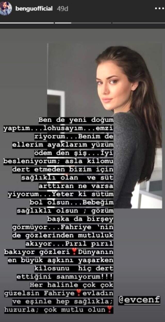 Hamilelik kilolarıyla gündem olan Fahriye Evcen'e ünlü isimlerden destek mesajı yağdı