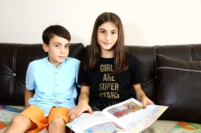 9 yaşındaki Ceylin'in okuma yazma öğrendikten sonra yaptığı ilk iş kitap yazmak oldu