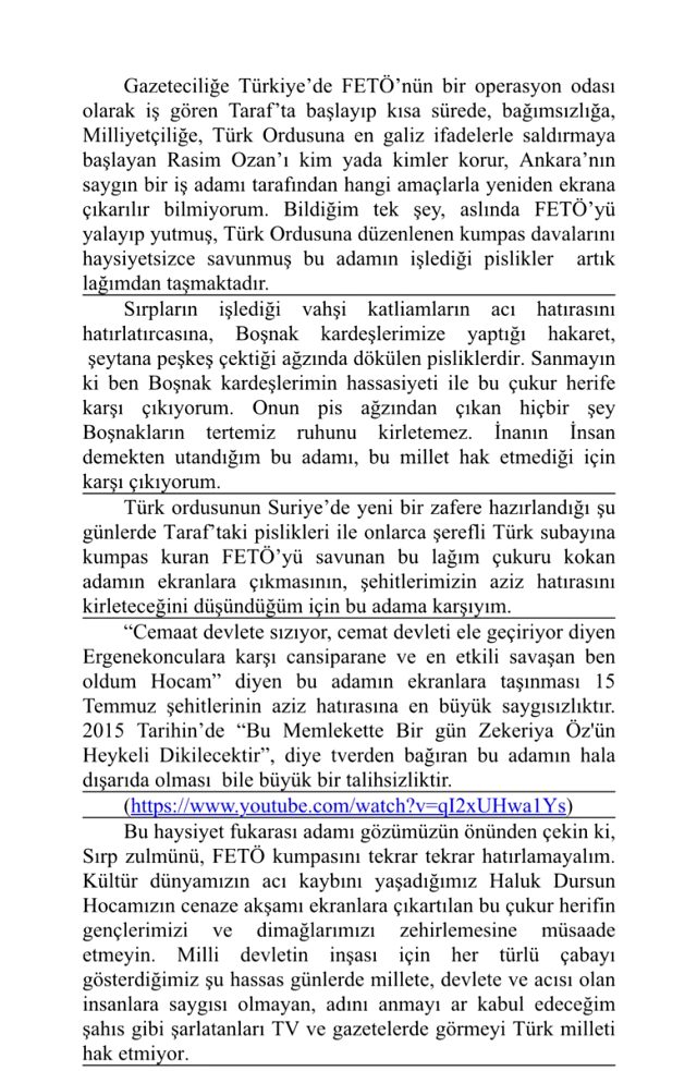 MHP Milletvekili Saffet Sancaklı'dan Rasim Ozan'a: Ömür boyu peşindeyim