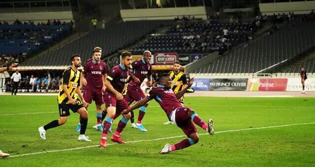 Trabzonspor, AEK'i 3-1 mağlup etti