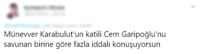 Cem Garipoğlu'nun babasının eski avukatı Metin Feyzioğlu Emine Bulut tweetiyle sosyal medyada büyük tepki gördü